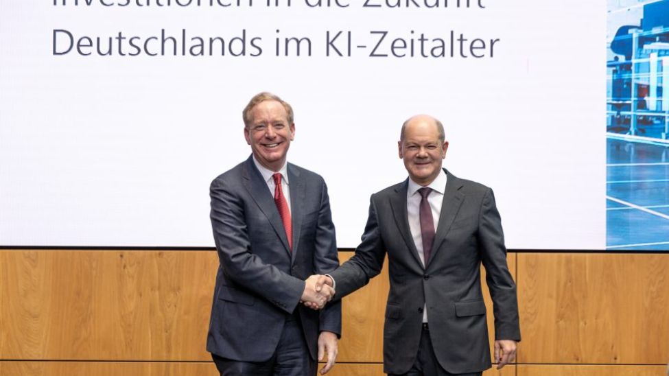 Brad Smith and Olaf Scholz